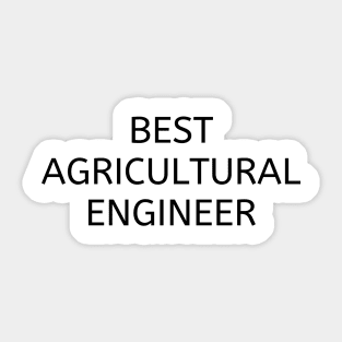 Best agricultural engineer Sticker